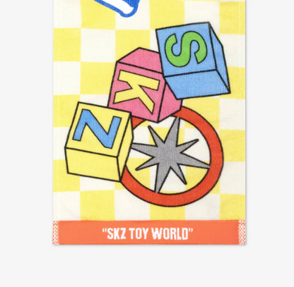 [MERCH] MUFFLER TOWEL - Leebit / Stray Kids "Fan Connecting 2024 "SKZ TOY WORLD""