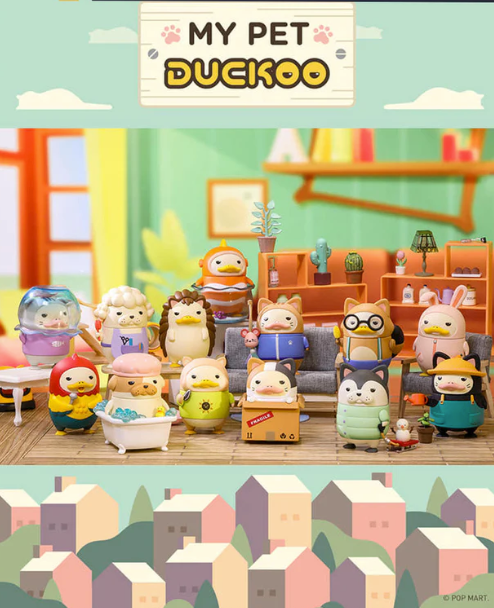 [POP MART] Duckoo My Pet Animal Series Confirmed Design Blind Box