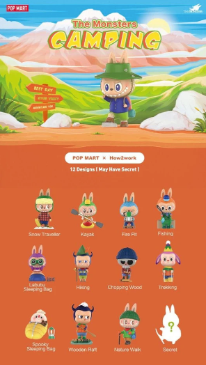 [POP MART] The Monsters Labubu Camping Series Confirmed Design Blind Box