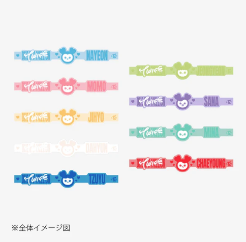 [MERCH] BABY LOVELYS RANDOM LUMINOUS RUBBER BAND - TWICE <THIS IS FOR> WORLD TOUR IN JAPAN MD