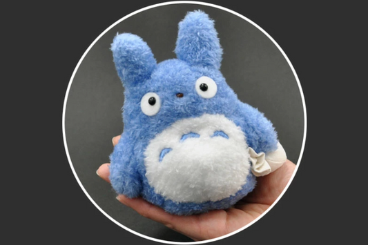 [Studio Ghilbi] My Neighbor Totoro Fluffy Chu - BLUE TOTORO PLUSH