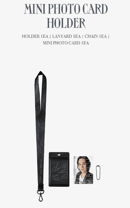 [MERCH] BTS Suga AgustD D-day Mini Photo Card Holder