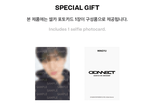 [MERCH] Seventeen 8th Anniversary - Mingyu Earrings