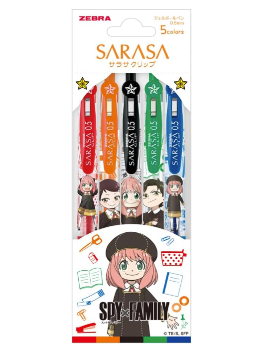 [MERCH] SPY×FAMILY Zebra Sarasa Clip Gel Ballpoint Pen 0.5mm