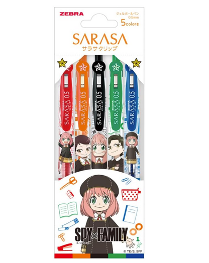 [MERCH] SPY×FAMILY Zebra Sarasa Clip Gel Ballpoint Pen 0.5mm