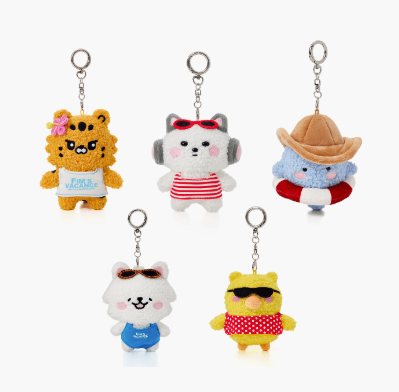 [MERCH] LE SSERAFIM FIM'S CLUB X EARP EARP PLUSH Keyring (Standing ver.)
