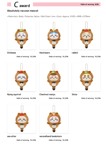 [KUJI] Chiikawa Market Tanuki Lottery