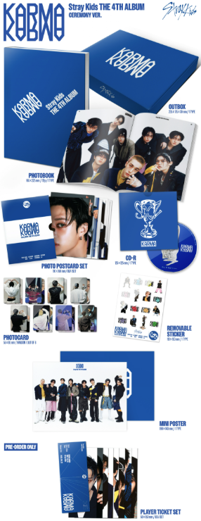 [POB] Stray Kids 4th Full Album <KARMA> Everline Photocard PC
