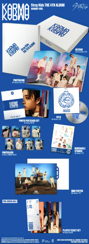 [POB] Stray Kids 4th Full Album <KARMA> Everline Photocard PC