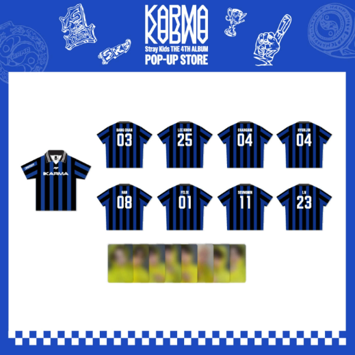 [MERCH] Stray Kids POP-UP KARMA Uniform T-shirt