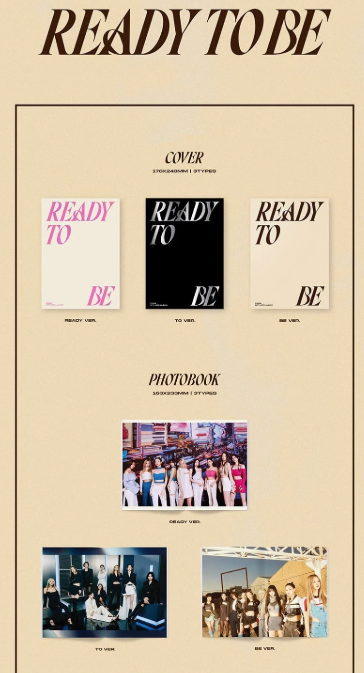 [ALBUM] TWICE Ready to Be Album set Unsealed