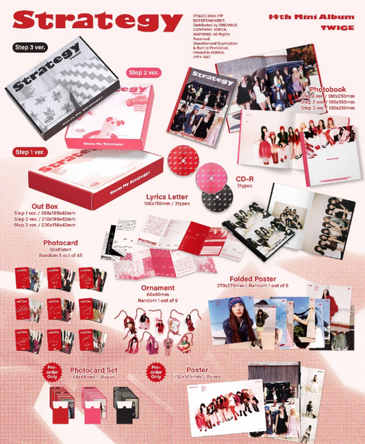 [ALBUM] TWICE Strategy Album set Unsealed