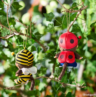 [Monchhichi] Bee Face SS Mascot Holder Keychain