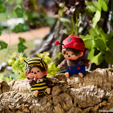 [Monchhichi] Bee Face SS Mascot Holder Keychain