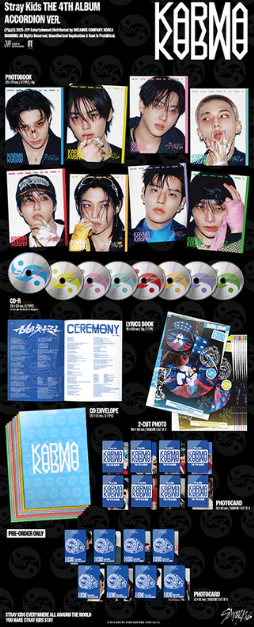 [POB] Stray Kids 4th Full Album <KARMA> FANS Shop PRE-LISTING EVENT Photocard PC