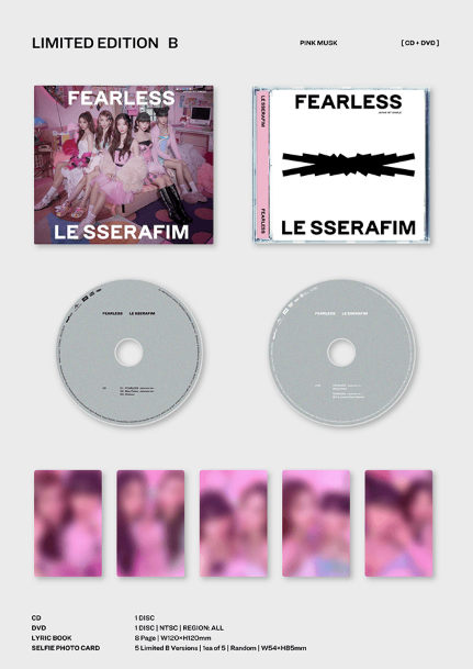 [ALBUM] LE SSERAFIM JAPAN 1st Single [FEARLESS] Limited B