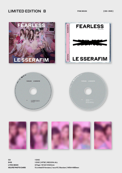 [ALBUM] LE SSERAFIM JAPAN 1st Single [FEARLESS] Limited B