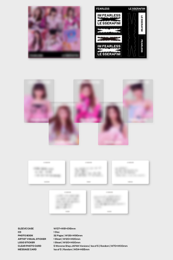 [ALBUM] LE SSERAFIM JAPAN 1st Single [FEARLESS] <Weverse Shop JAPAN Limited Edition>
