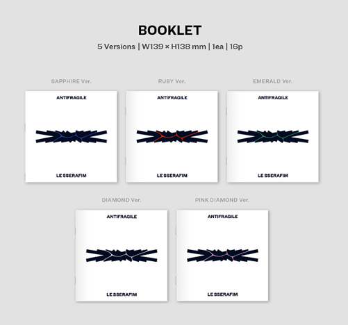 [ALBUM] LE SSERAFIM 2nd Mini Album 'ANTIFRAGILE' (COMPACT Ver.) Random