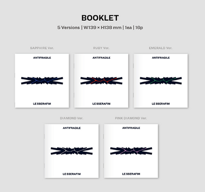 [ALBUM] LE SSERAFIM 2nd Mini Album 'ANTIFRAGILE' (COMPACT Ver.) Random