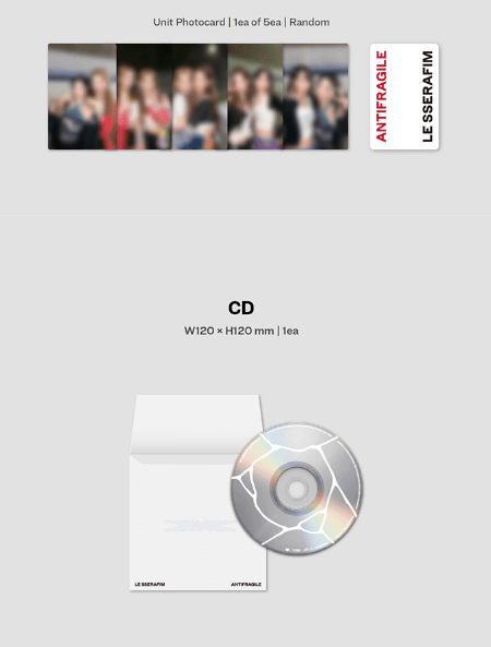 [ALBUM] LE SSERAFIM 2nd Mini Album 'ANTIFRAGILE' (COMPACT Ver.) Random
