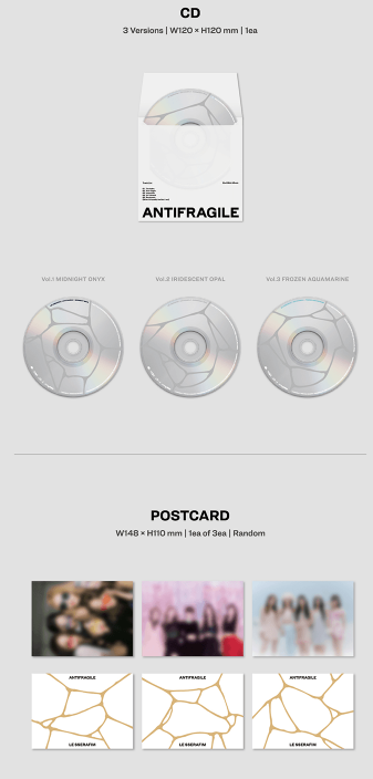 [ALBUM] LE SSERAFIM 2nd Mini Album 'ANTIFRAGILE' Random