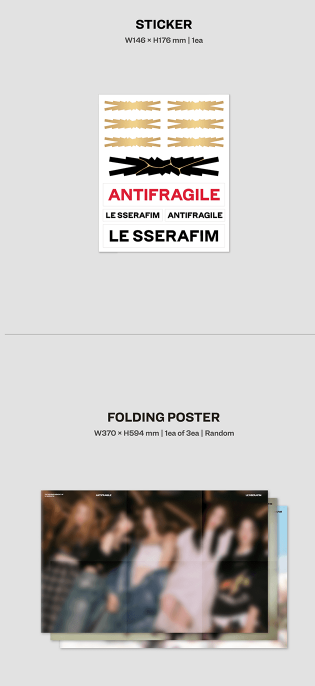 [ALBUM] LE SSERAFIM 2nd Mini Album 'ANTIFRAGILE' Random