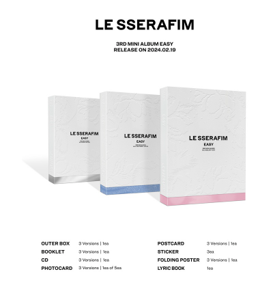 [ALBUM] LE SSERAFIM 3rd Mini Album 'EASY' (Random)