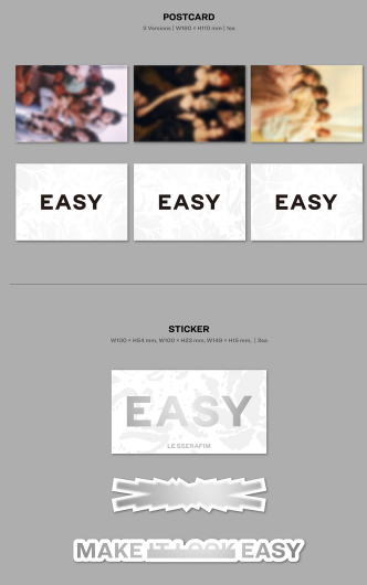[ALBUM] LE SSERAFIM 3rd Mini Album 'EASY' (Random)