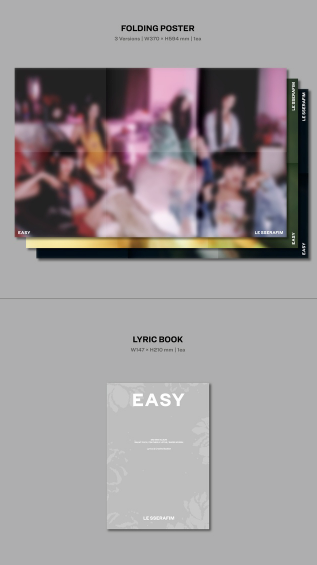 [ALBUM] LE SSERAFIM 3rd Mini Album 'EASY' (Random)