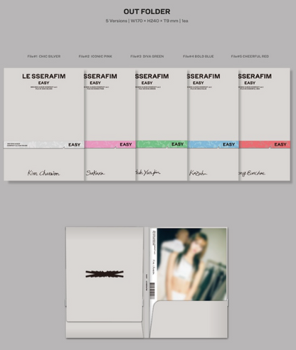 [ALBUM] LE SSERAFIM 3rd Mini Album 'EASY' (COMPACT ver.) Random