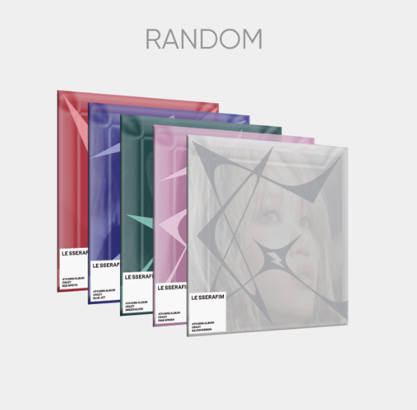 [ALBUM] LE SSERAFIM 4th Mini Album 'CRAZY' (COMPACT ver.) Random
