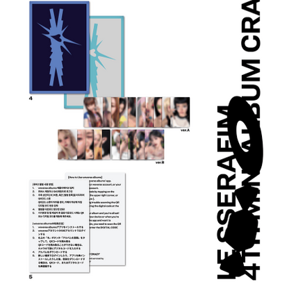 [ALBUM] LE SSERAFIM 4th Mini Album 'CRAZY' (weverse albums ver.) Random