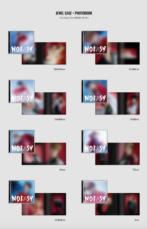 [ALBUM] Stray Kids - 2nd Full Album [NOEASY (Jewel Case Ver.)] Unsealed
