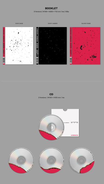 [ALBUM] LE SSERAFIM 1st Studio Album 'UNFORGIVEN' (Random)