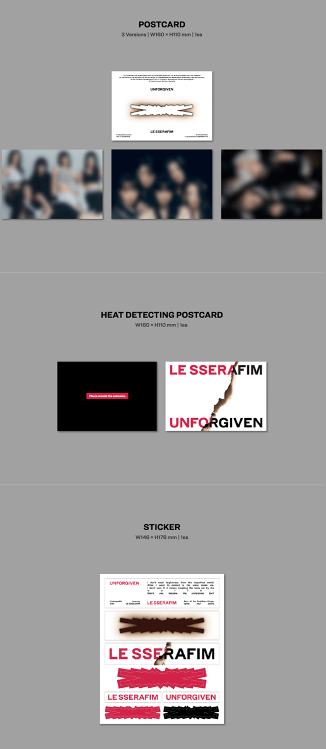[ALBUM] LE SSERAFIM 1st Studio Album 'UNFORGIVEN' (Random)