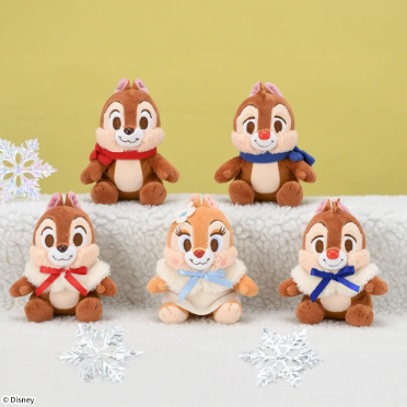 [DISNEY] Chip & Dale & Clarice mascot~FluffyCuties～