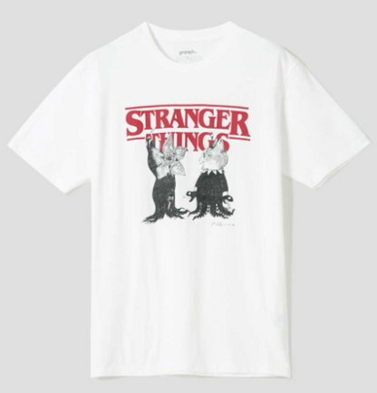 [MERCH] Stranger Things x Graniph Japan Demogorgon Gustave drawn by Yuko Higuchi T-shirt