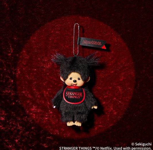 [Monchhichi] x Stranger Things Monchhichi Keychain (Bib)