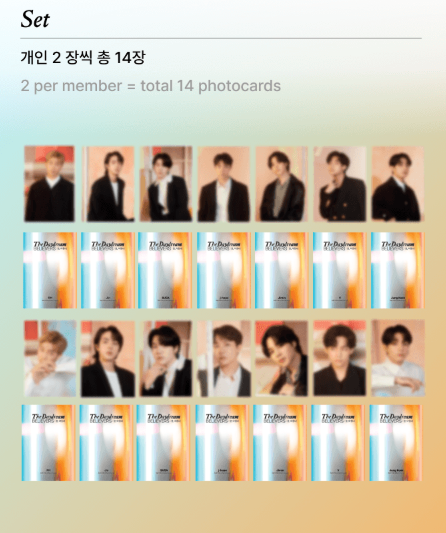 [MERCH] HYBE Insight BTS Photocard Set