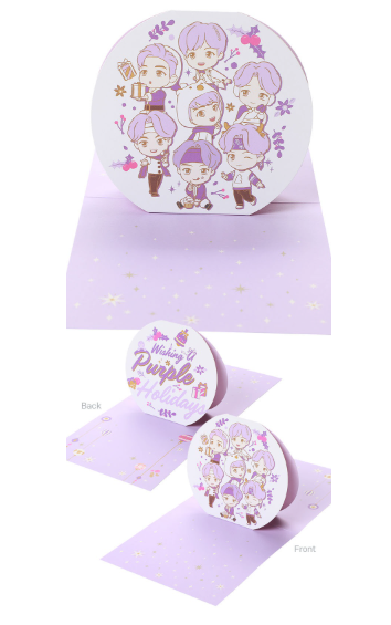 [MERCH] BTS 20R TINYTAN Popup card 03