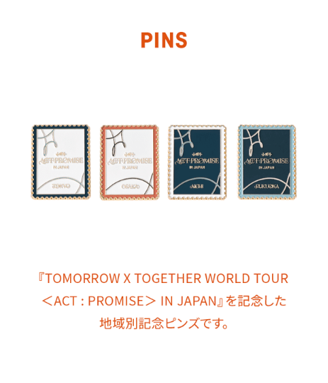 [MERCH] TXT ACT : PROMISE JAPAN Pin