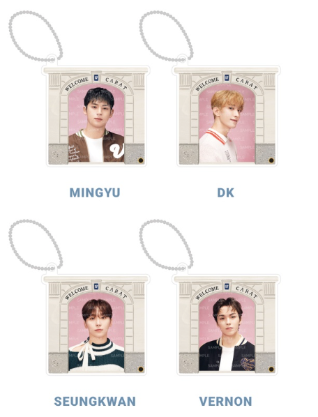 [MERCH] Seventeen in Carat land 2024 Acrylic Keyring with Photocard