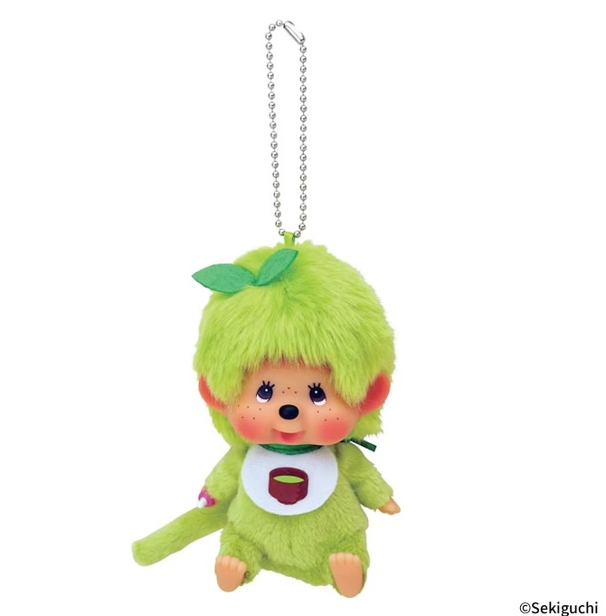 [Monchhichi] Matcha Monchhichi Big Face SS Size Keychain (Boy)