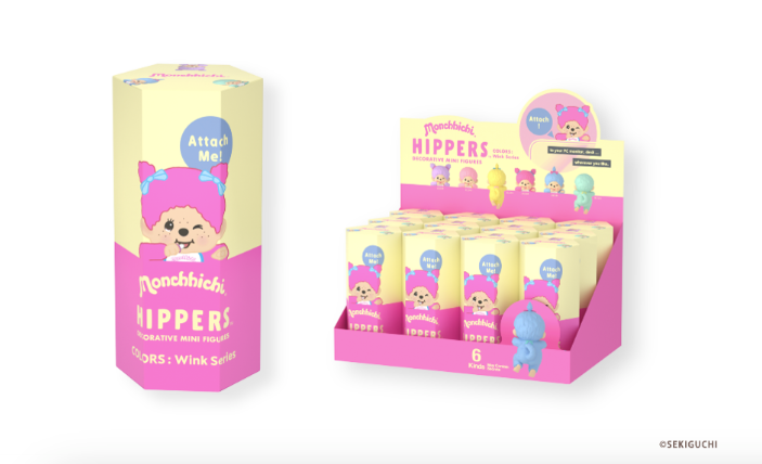 [Monchhichi] HIPPERS Monchhichi COLORS: Wink Series Decorative Mini Figure Blind Box