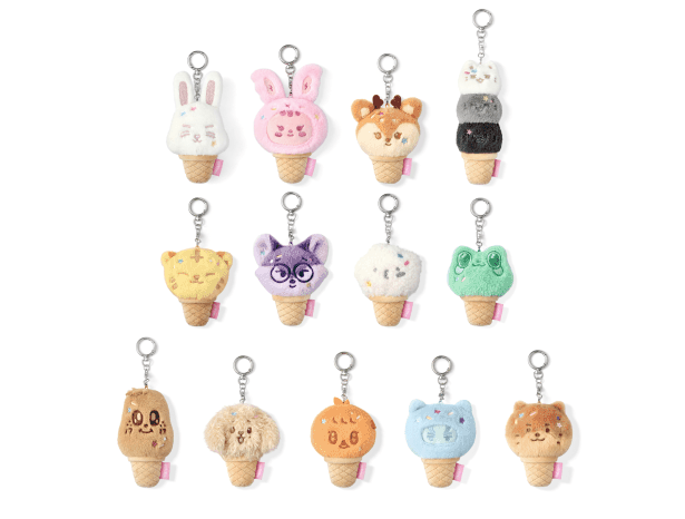 [MERCH] SEVENTEEN Ice Cream with MINITEEN Official MD : Face Keyring