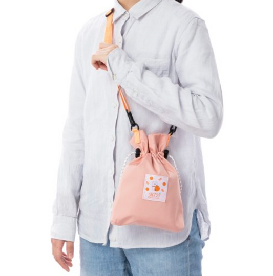 [MERCH] BT21 Line Friends Japan Fruit Series Drawstring Shoulder Bag with Strap