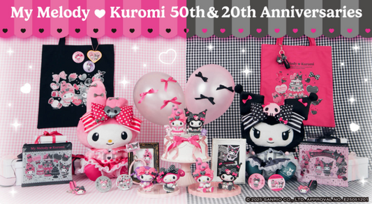 [KUJI] Sanrio Happy Lottery My Melody & Kuromi 50th & 20th Anniversaries