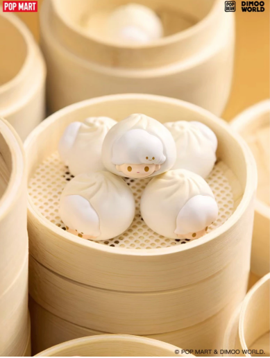 [POP MART] Dimoo Steamed Bun & Dumpling Shanghai Exclusive Pop Bean