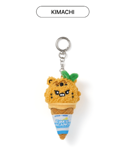 [MERCH] LE SSERAFIM FIM'S CLUB X EARP EARP PLUSH KEYRING (ICE CREAM ver.)